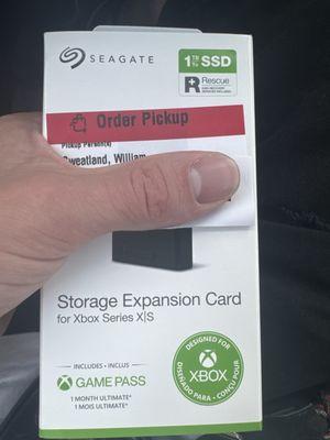 Seagate storage expansion card for Xbox series X|S