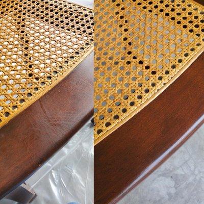 Restoration an antique dining chair.