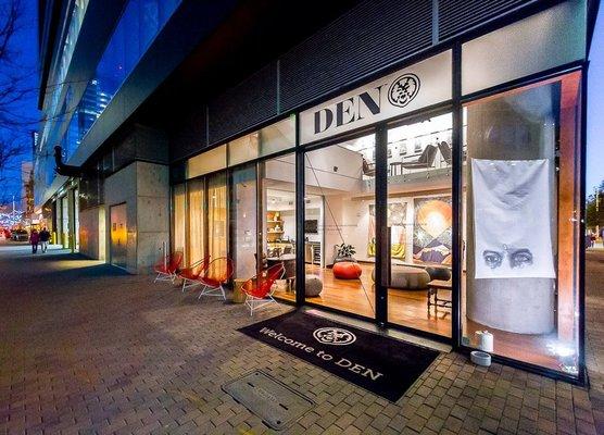 DEN Property Group is located at the bottom of the W Austin Hotel.