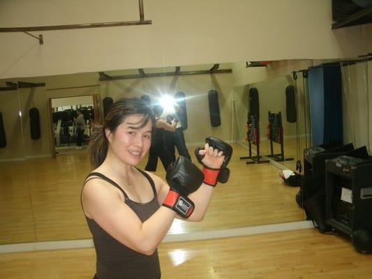 Wendy's boxing fitness class rocks