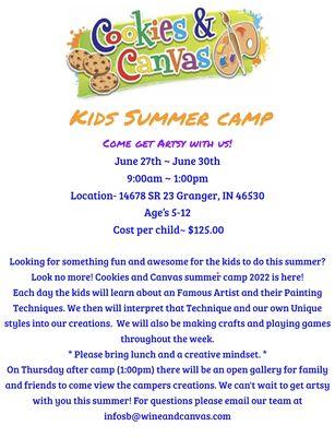 Seating still available for summer camp!!