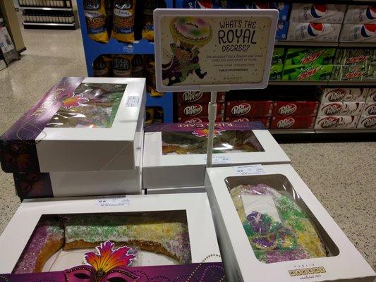 King Cakes are now available at Publix!