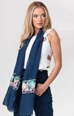 We carry unique and beautiful scarves like this one by #Pia Rossini.