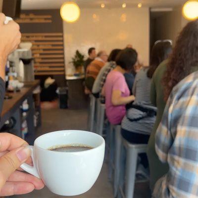 Coffee Tasting Area