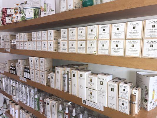 Eminence Organics skin care. Our shop's most popular brand!