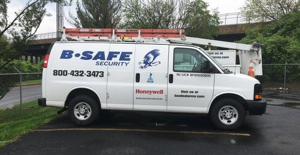 Our B Safe trucks allow our technicians to be properly prepared to deliver five-star service with their installations.