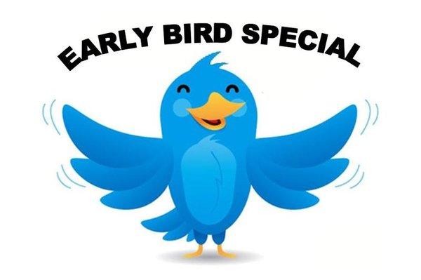 Enjoy our Early Bird Specials Monday - Thursday 8am-10am. $6 Off Colonial Package Wash and Complimentary Premium Coffee!