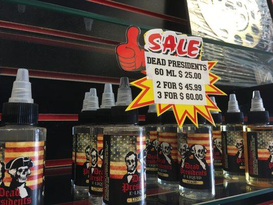 Dead Presidents Vape Fluid Reno