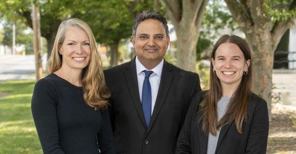 Dr.Kate Kirksey, Dr.Amar Duggirala, and Dr.Stephanie Groff