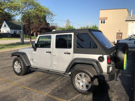 Jeep soft top