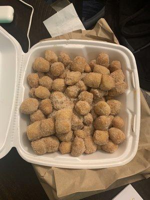 Cinnamon Bites were good. Needed a dipping sauce.