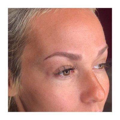 Isn't she beautiful?! Microbladed brows