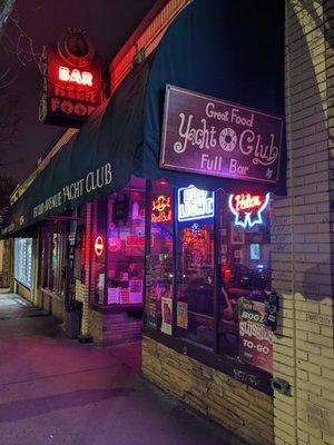 Entrance to The Euclid Avenue Yacht Club