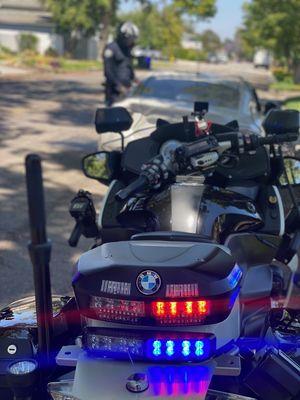 Motor Officers at work!