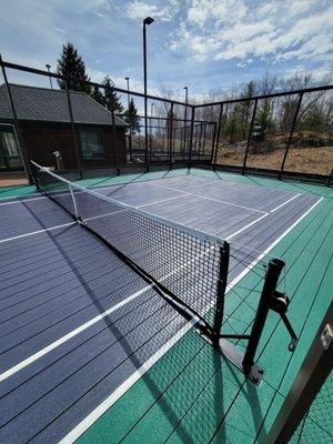 Tennis courts at black rock