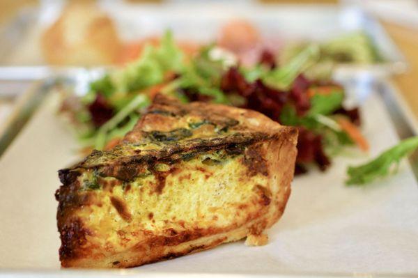 Spinach Quiche ($8.95) Fabulous!!!