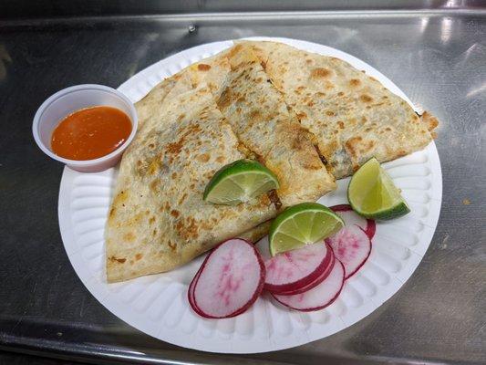 Al pastor quesadilla