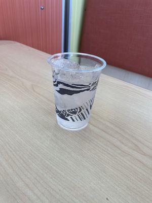 Ridiculously small water cup lol