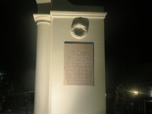 Memorial Arch, Saratoga, ca