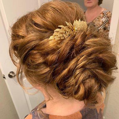 Wedding updo