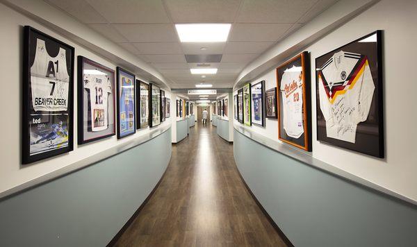 Hall of Fame hallway