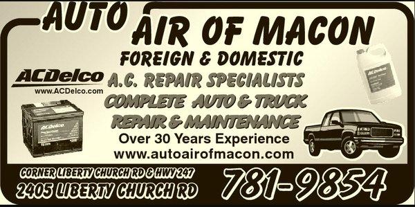 Auto Air of Macon