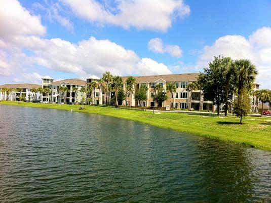 The Glen apartments, located overlooking beautiful Lake Sylvia.