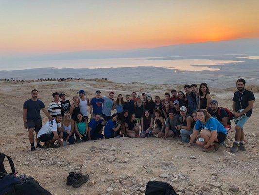 Sunrise hike to Masada