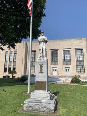 Memorial in front of Court House