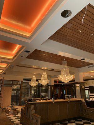 Ambient LED lighting installation