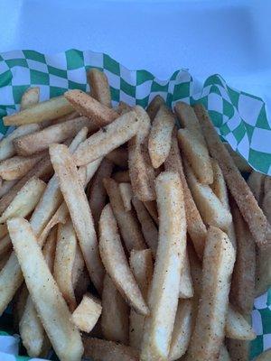 Over seasoned French fries