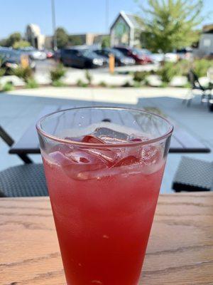 A refreshing Hibiscus Lemonade