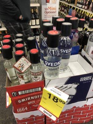 Big bottle of Vodka for only $19 such a steal!!!