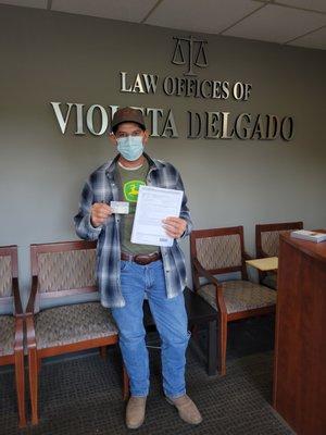 Congratulations to Mr. Espinoza on his employment authorization approval :)