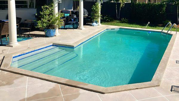 Flawless pool plastering!