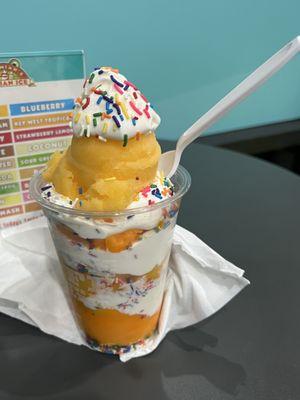 Mango sprinkles something