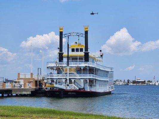 Colonel Paddlewheel Boat