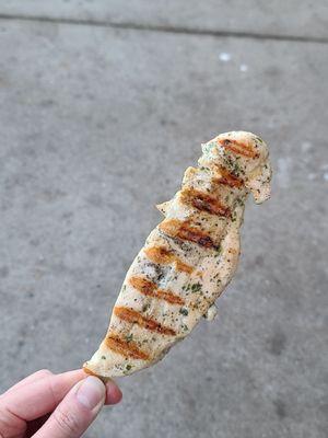 grilled chicken skewer, good