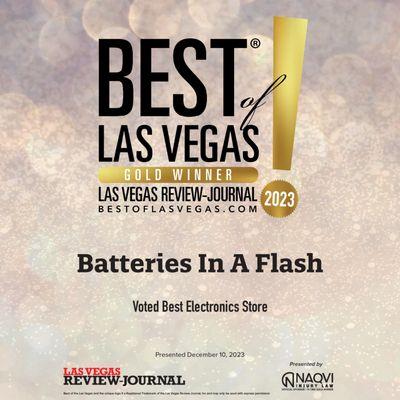 Winner of Best of Las Vegas 2023 in Electronics! Deeply honored, we thank our amazing customers and team. Your support drives our success!