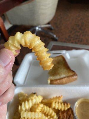 Limp, mushy fries