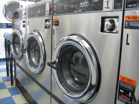 We feature high-quality Dexter and Wascomat washing machines.   A lot of our equipment was upgraded in 2016.