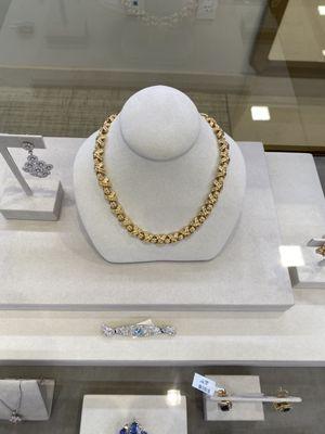 Tiffany gold necklace! @Gleim The Jeweler Los Altos CA Sun 9/24/23