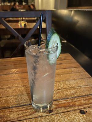 Cucumber Yuzu Collins $12