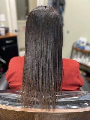 After photo of KC Max smoothing treatment