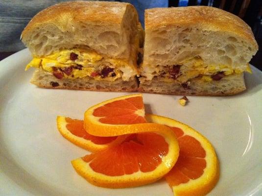 Breakfast sandwich