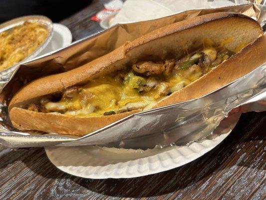 Chicken cheesesteak