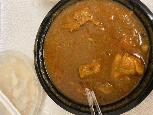 Chicken Curry via Delivery