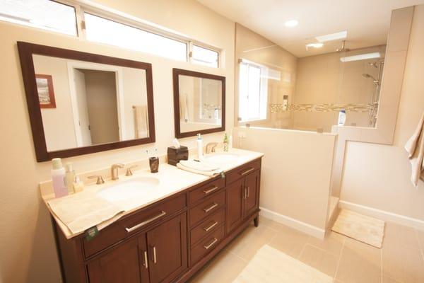 Custom Bathroom Remodel by CF Plumbing, Inc.