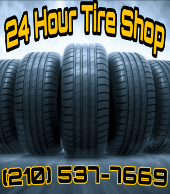 24 Hour Tire Shop, Mobile Tire Repair, Roadside Assistance