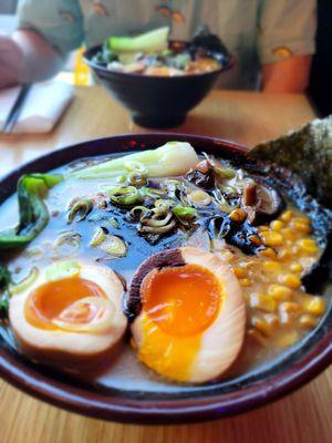 Ramen: they offer tofu, pork, chicken or veggies combinations